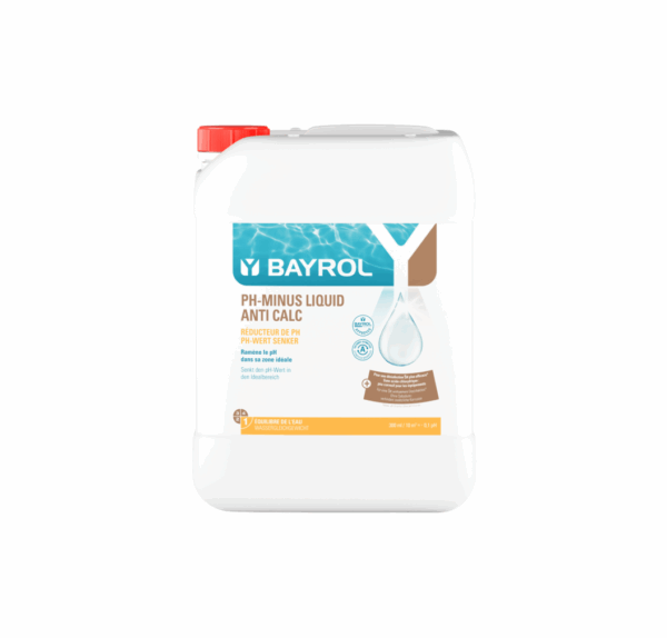 pH-Minus Liquid Bayrol | Aminorador pH con Antical | Imprescindible para electrolisis | 20L