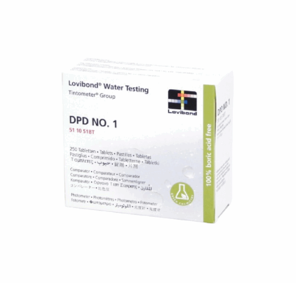 Tiras DPD 1 Fotómetro Lovibond | 250 Pastillas