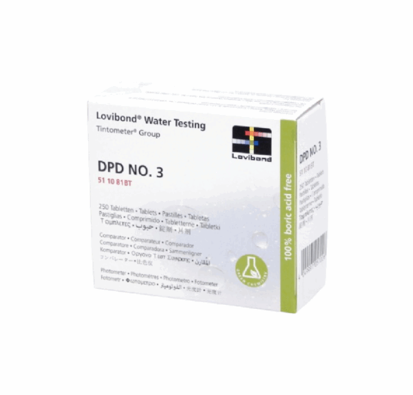 Tiras DPD 3 Fotómetro Lovibond | 250 Pastillas