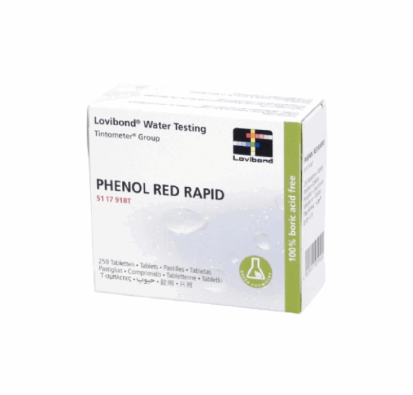 Tiras Phenol Red Pool Tester Lovibond | 250 Pastillas